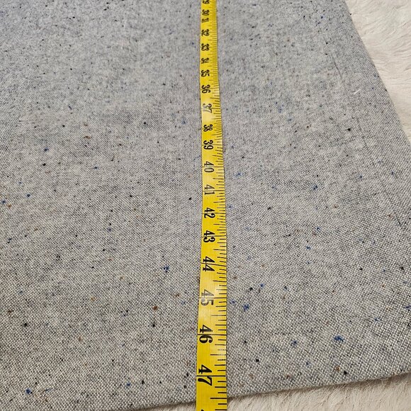 JF x Jason Bolden Unisex Gray Multi Wool Blend Oversize Long Coat Size M - Picture 6 of 10